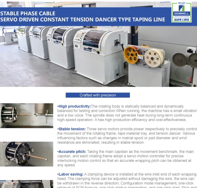 CÁP GIAI ĐỔI ỔN ĐỊNH DÒNG SERVO ĐIỀU KHIỂN CĂNG THẲNG LIÊN TỤC LOẠI DANCER DANCER LINE